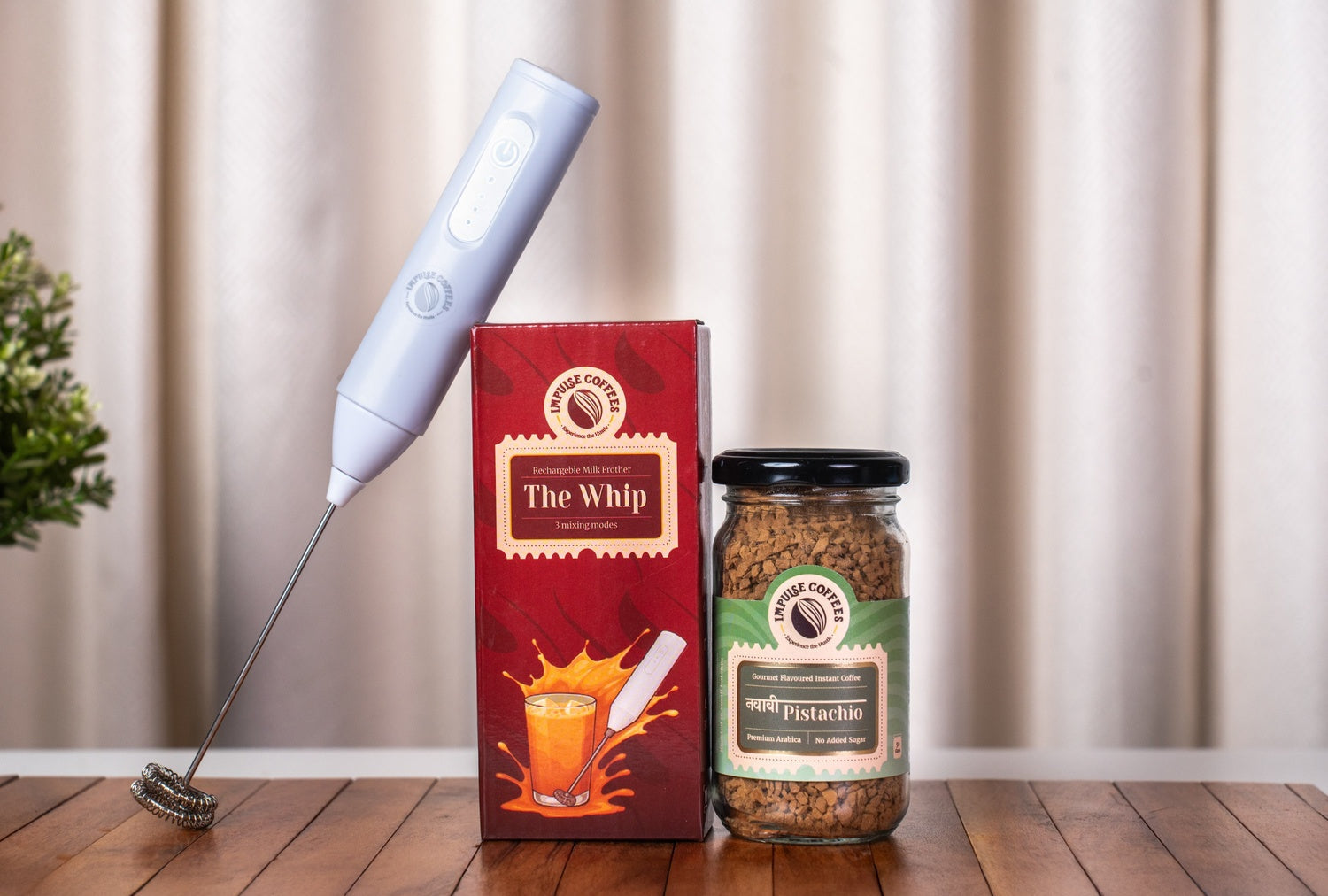 Nawabi Froth | Nawabi Pistachio + The Whip Milk Frother