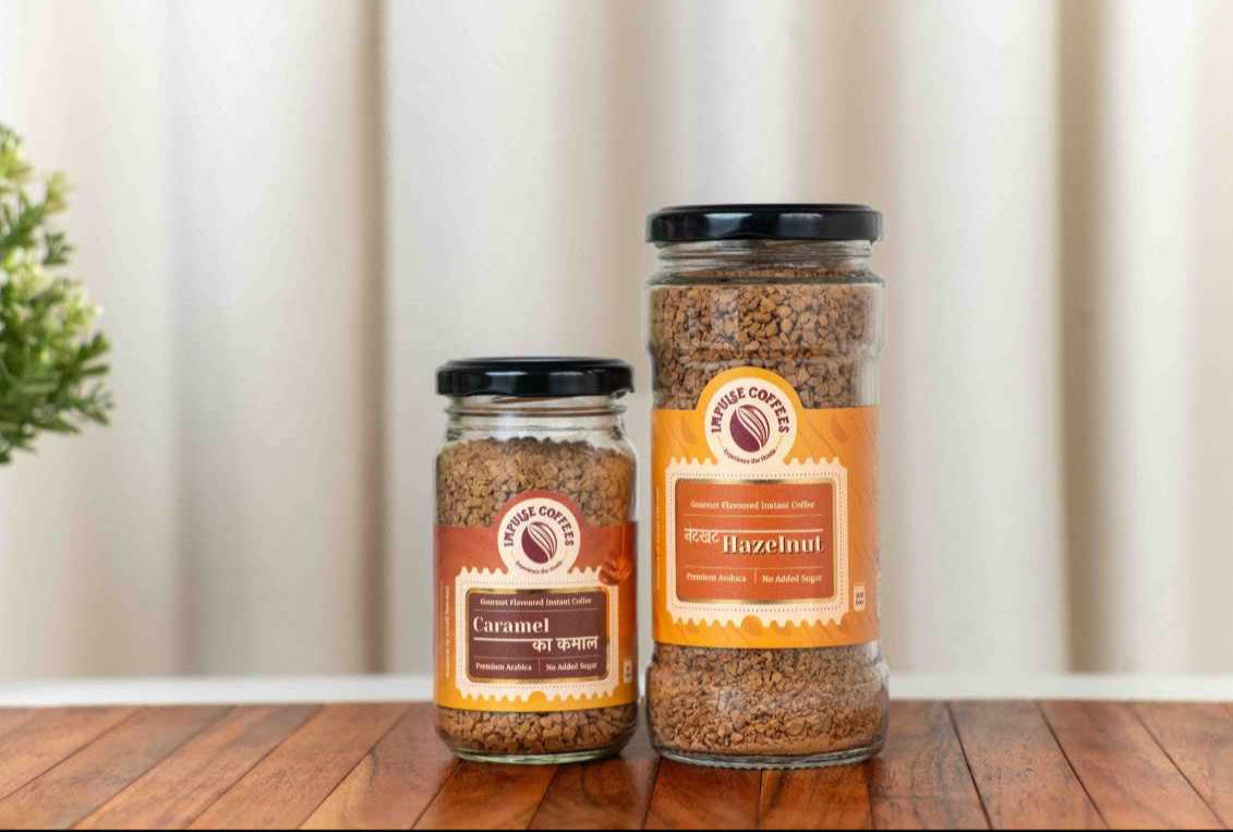 Nutty & Nice Duo | Nutkhat Hazelnut 100gms jar + Vichaar over Vanilla 50gms jar