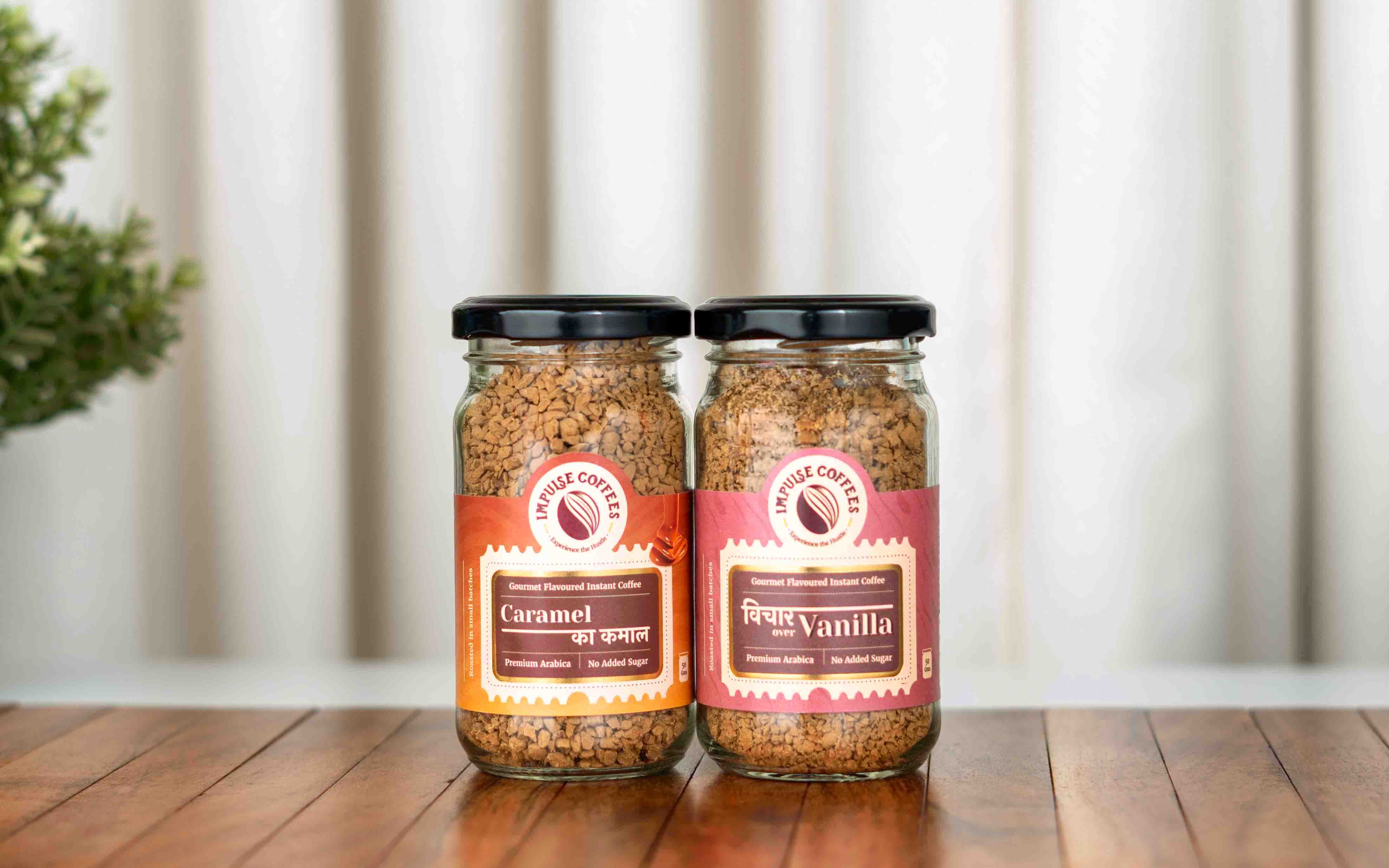 Soft Serve Duo | Caramel Ka Kamal 50gms jar + Vichaar over Vanilla 50gms jar