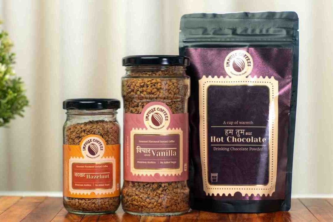 Winter Special Combo | Hum Tum aur Hot Chocolate 220 gms + Nutkhat Hazelnut 50 gms + Vichaar over Vanilla 100 gms