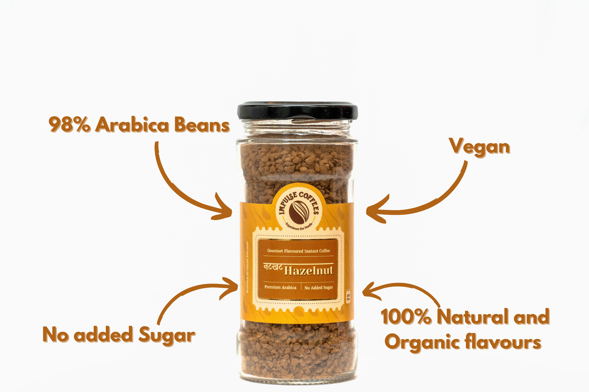 Triple Bonanza Combo | Caramel ka Kamal 50g + Nutkhat Hazelnut 100g + Vichaar over Vanilla 50g